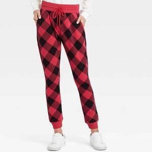 Women's Holiday Flannel Graphic Jogger Pants